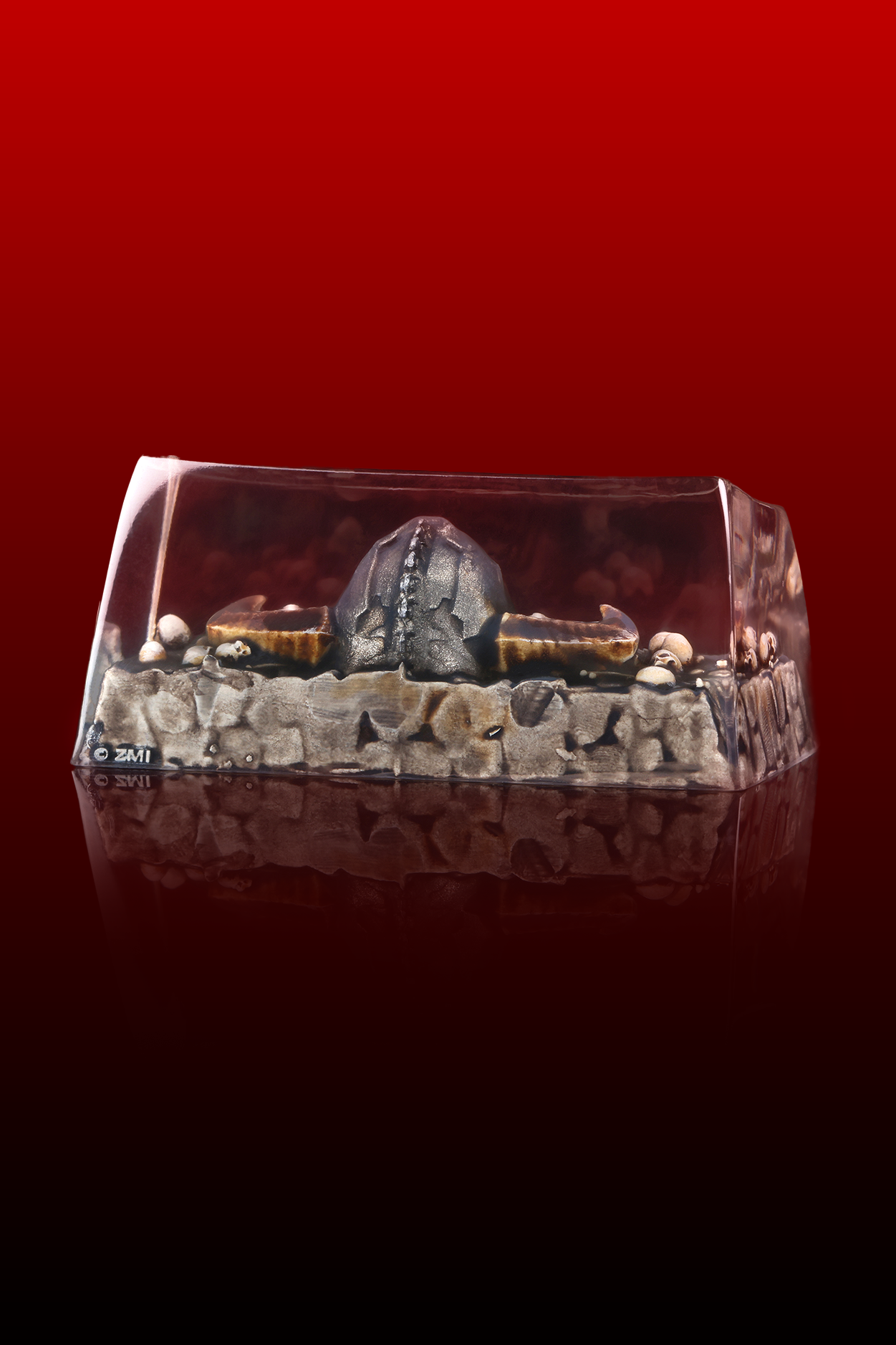 Drop + DOOM: The Dark Ages Mecha Dragon Artisan Keycap - Image 3