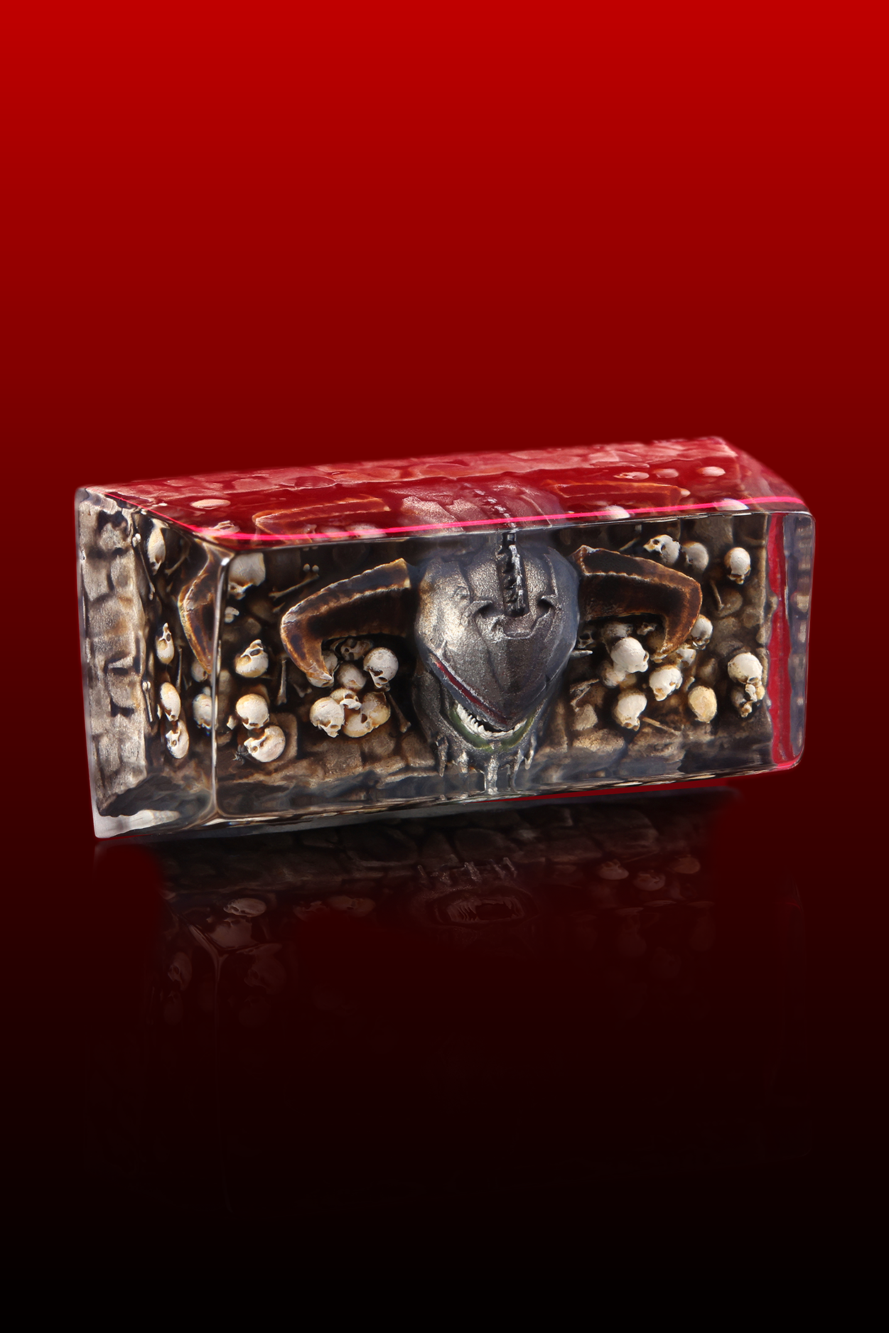 Drop + DOOM: The Dark Ages Mecha Dragon Artisan Keycap - Image 4