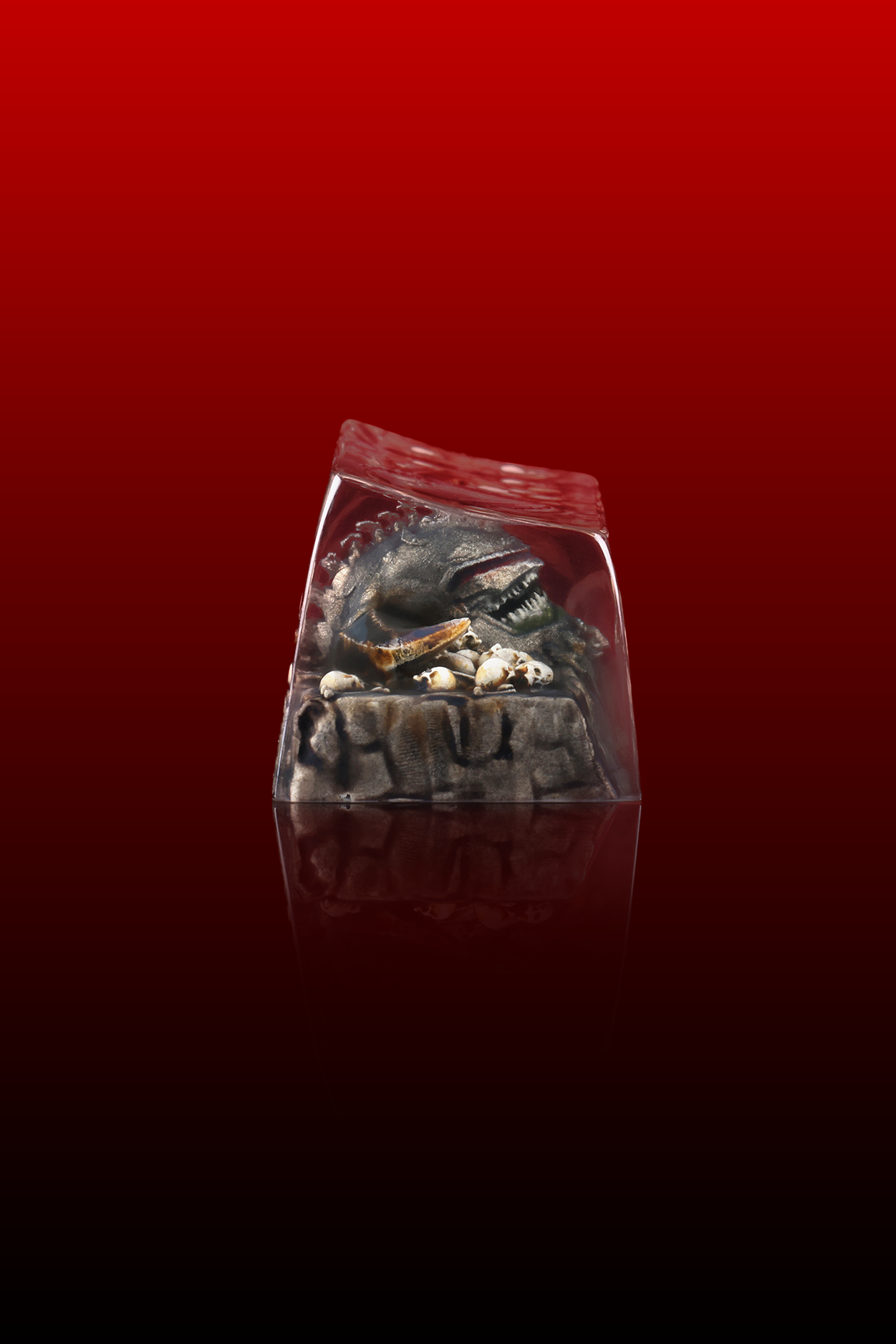 Drop + DOOM: The Dark Ages Mecha Dragon Artisan Keycap - Image 6