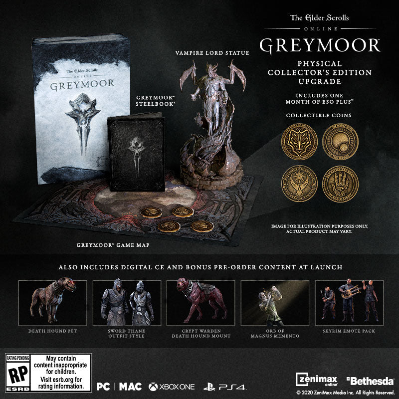 Alternative view of The Elder Scrolls Online: Greymoor Collector's Edition Upgrade