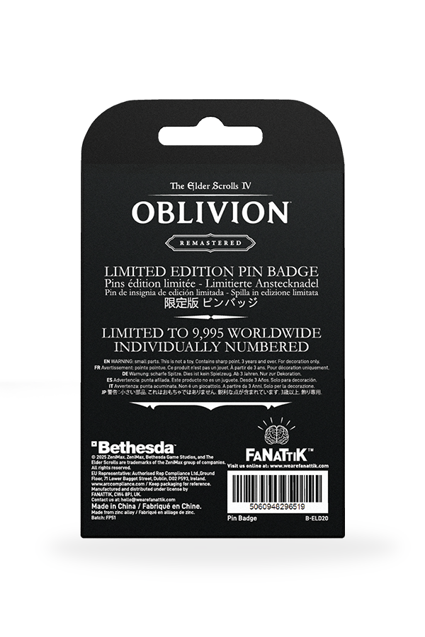 The Elder Scrolls IV: Oblivion Adoring Fan Pin Badge - Image 4