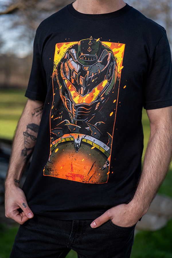 DOOM: The Dark Ages In Flames Tee - Image 5