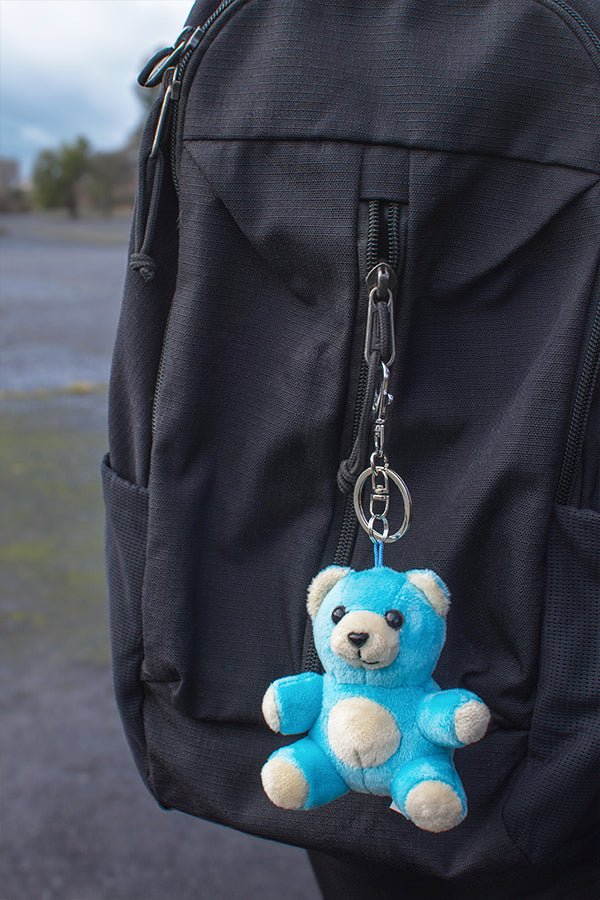 Alternative view of Fallout Quantum Bear keychain Companion