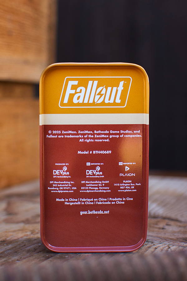 Fallout Nuka Orange Coin Mini Fridge Tin - Image 10