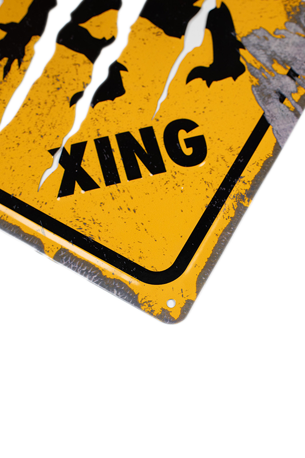 Fallout Deathclaw Crossing Metal Sign - Image 10