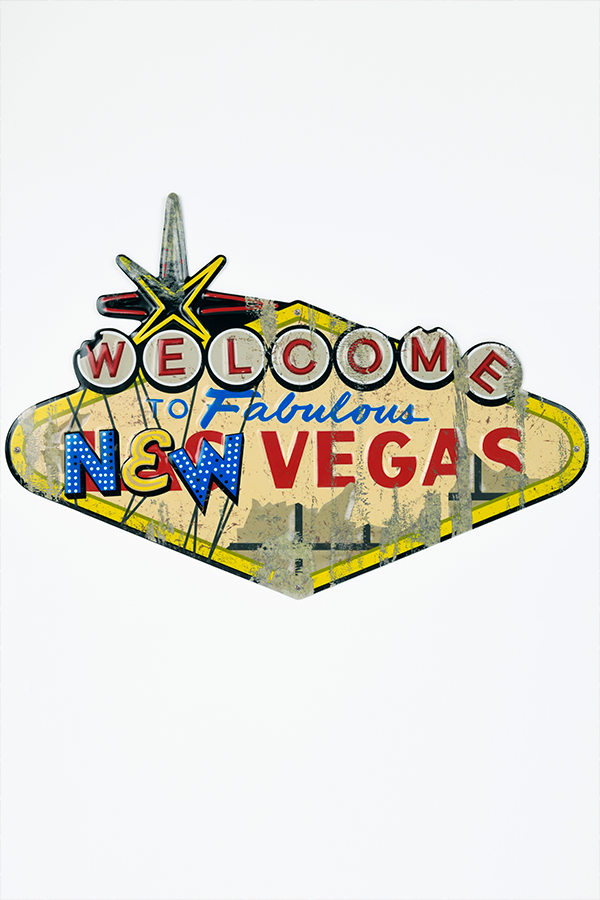 Fallout Welcome to New Vegas Metal Sign - Image 10