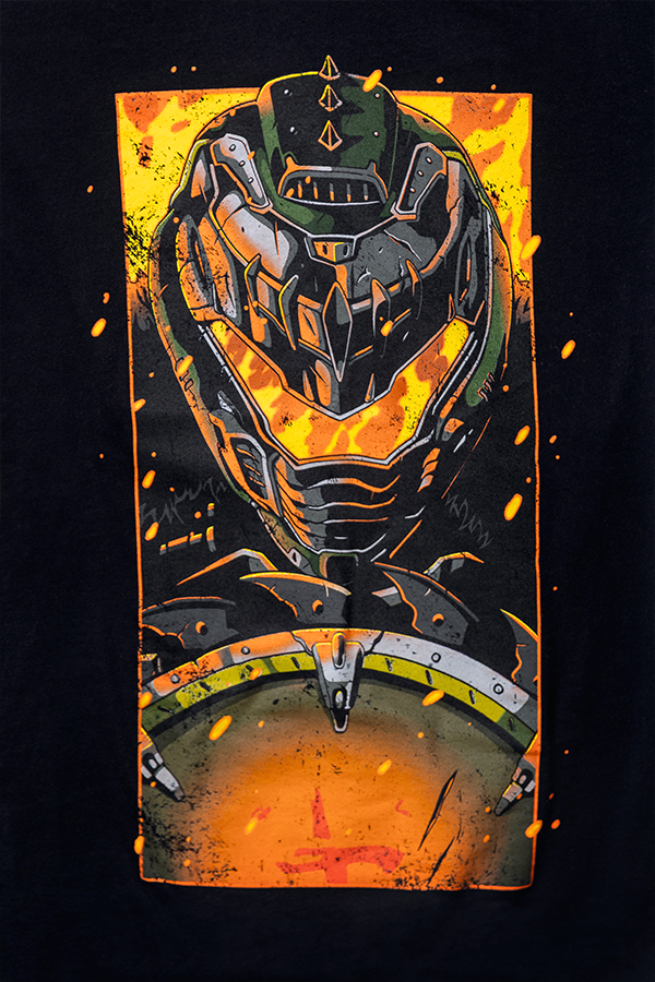 DOOM: The Dark Ages In Flames Tee - Image 6