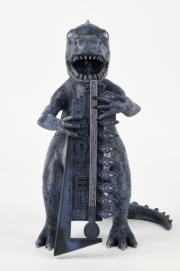 Fallout New Vegas Dinky the T-Rex Statue (Nighttime) - Image 11