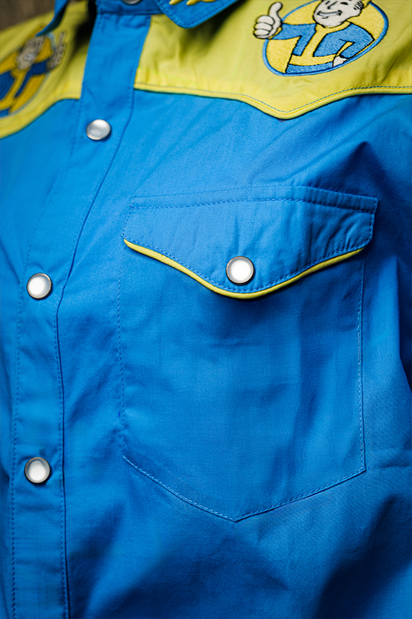 Fallout Vault-Tec Cowboy Button-Up Shirt - Image 11