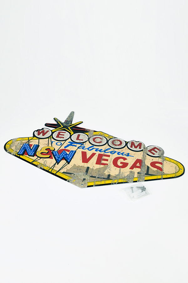 Fallout Welcome to New Vegas Metal Sign - Image 11