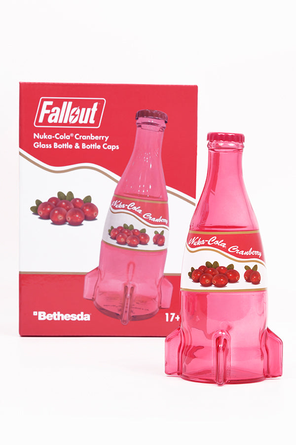Fallout Nuka-Cola Cranberry Glass Bottle & Caps - Image 12