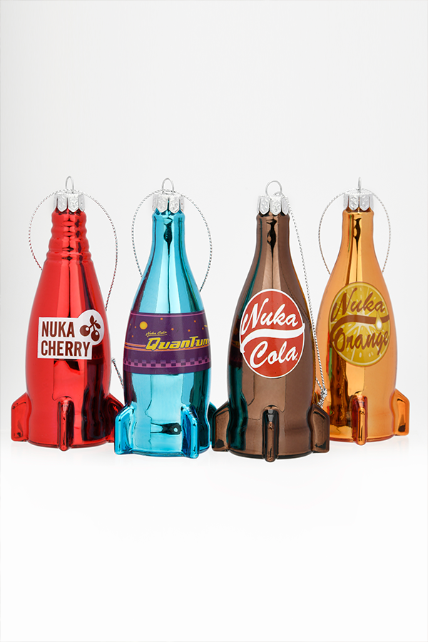 Fallout Nuka-Cola Glass Bottle Tree Ornament Set - Image 11