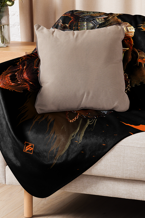 DOOM: The Dark Ages Luke Preece x Billelis Throw Blanket - Image 12