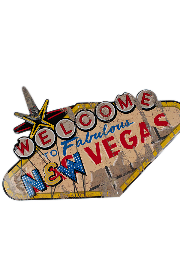 Fallout Welcome to New Vegas Metal Sign - Image 12