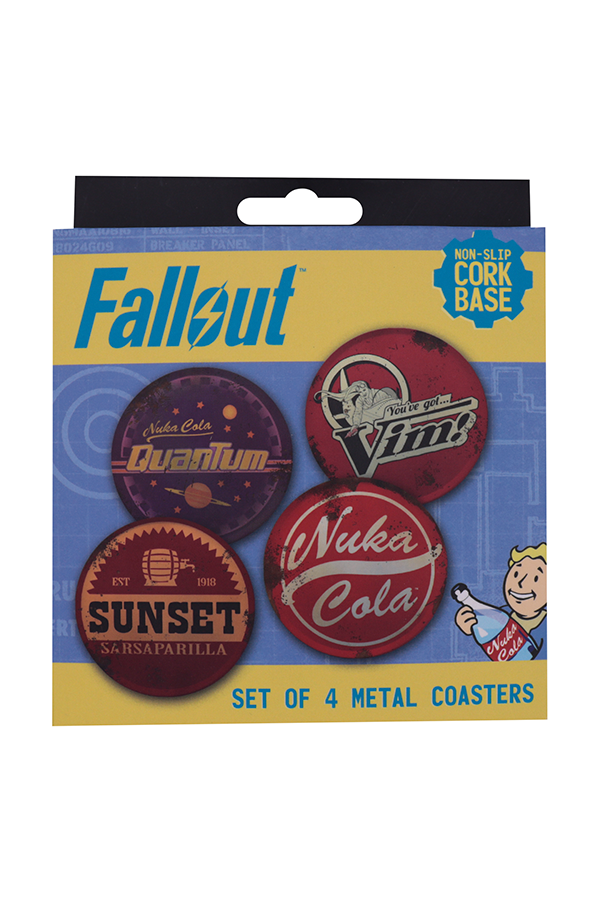 Fallout Set of 4 Metal Coasters - Image 14
