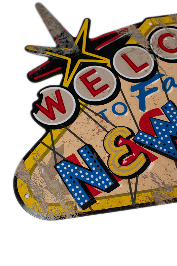 Fallout Welcome to New Vegas Metal Sign - Image 13