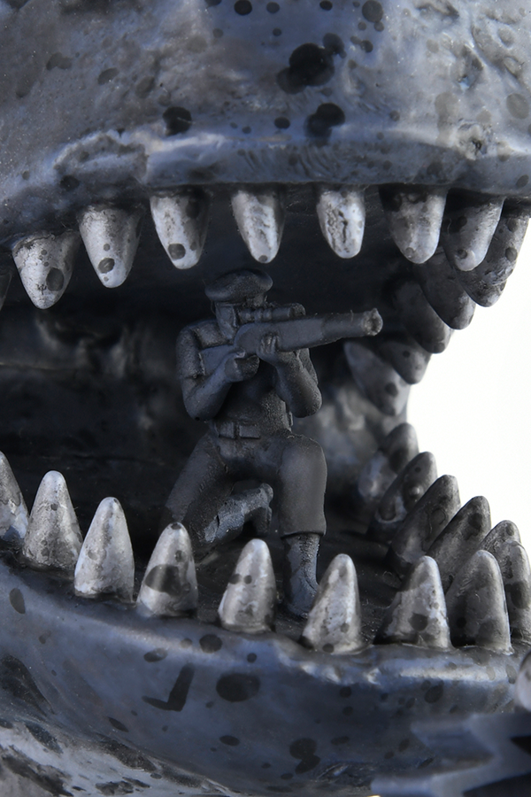Fallout New Vegas Dinky the T-Rex Statue (Nighttime) - Image 15