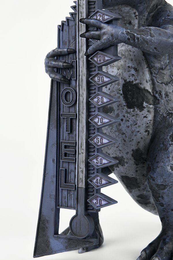 Fallout New Vegas Dinky the T-Rex Statue (Nighttime) - Image 16