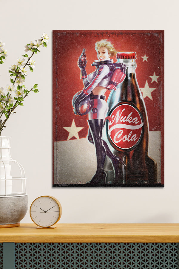 Fallout Nuka-Girl Metal Poster by Displate - Image 2