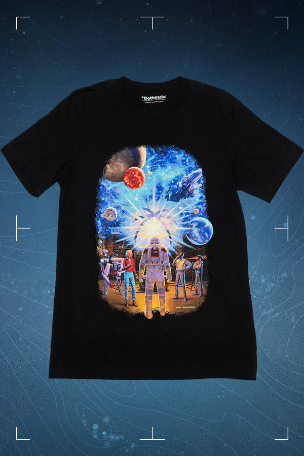 Starfield Secrets of the Universe by Greg Hildebrandt Tee - Image 2