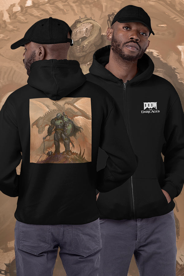 DOOM: The Dark Ages Zip Up Hoodie - Image 7
