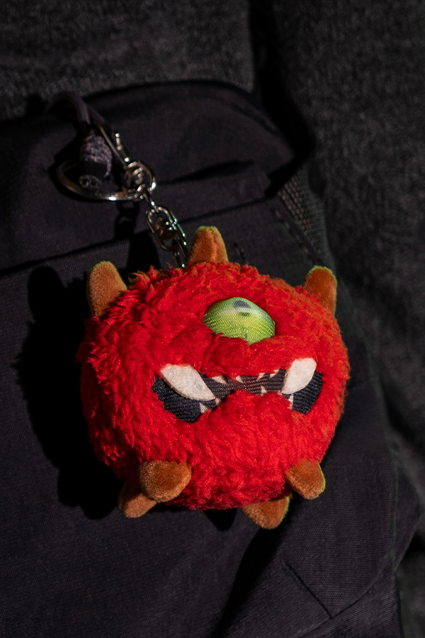 Alternative view of DOOM Cacodemon Keychain Companion