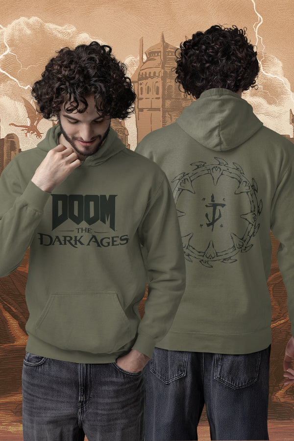 DOOM: The Dark Ages Dark Battleground Hoodie - Image 8
