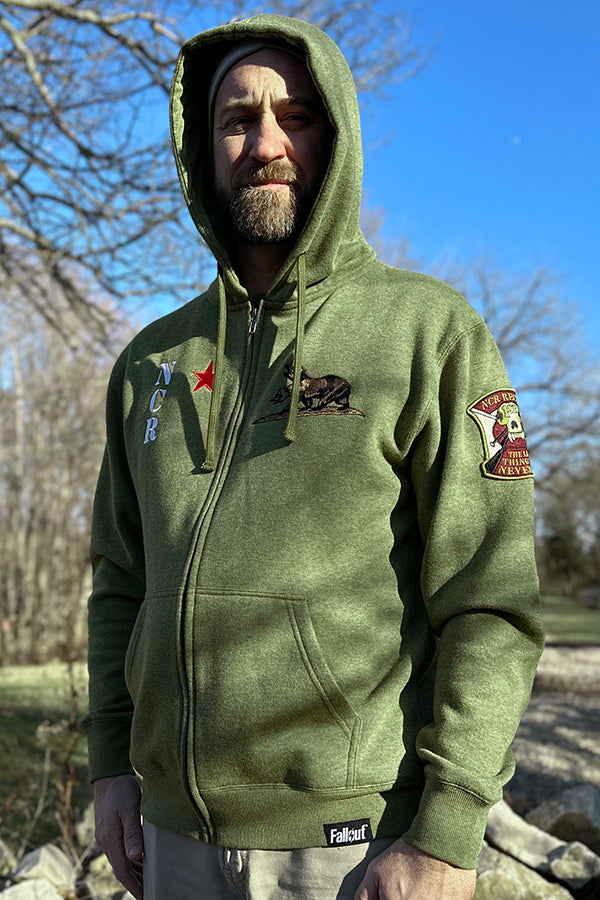 Alternative view of Fallout New Vegas NCR Trooper Zip-Up Hoodie