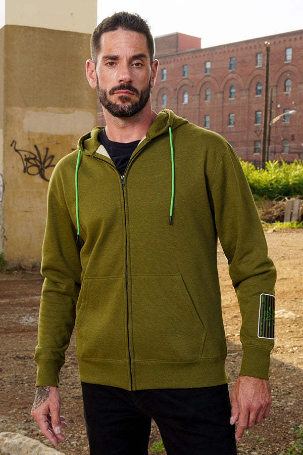 Alternative view of Fallout Analog Pip-Boy Zip-Up Hoodie