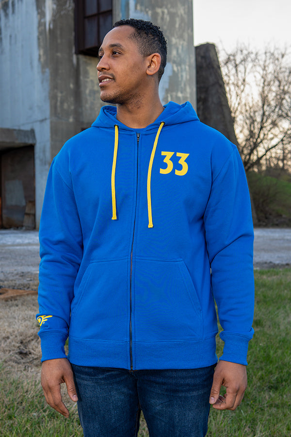 Alternative view of Fallout Vault 33 Zip-Up Hoodie