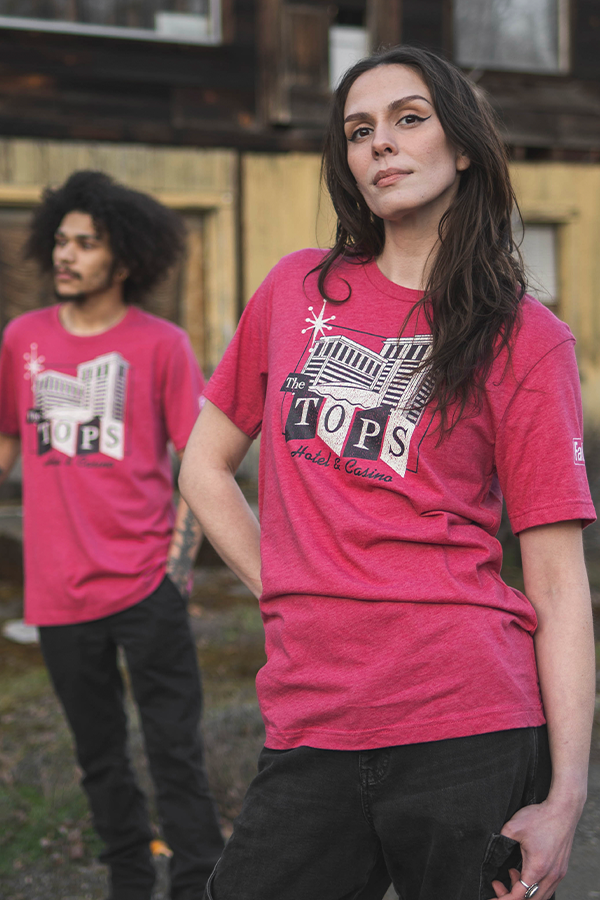 Alternative view of Fallout New Vegas The Tops Casino Tee