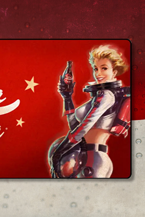 Alternative view of Fallout Nuka Girl Oversized Mouse Pad