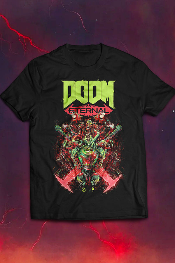 Alternative view of Doom Eternal Luke Preece x Billelis Tee