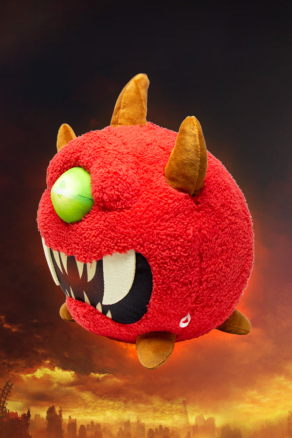 Alternative view of DOOM Classic Oversized Cacodemon Plush