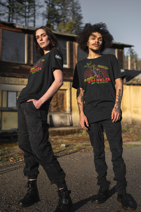 Alternative view of Fallout New Vegas Atomic Wrangler Casino Tee
