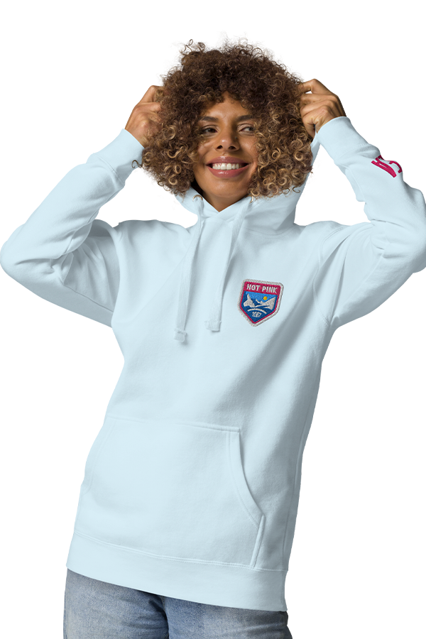 Alternative view of Fallout Hot Pink Fusion Flea Hoodie