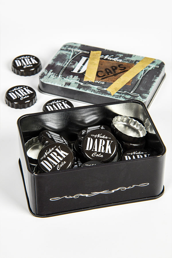 Alternative view of Fallout Bottle Cap Series: Nuka-Cola Dark with Collectible Tin