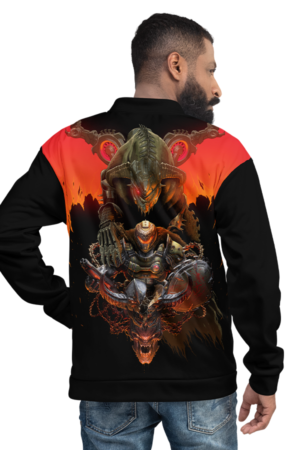 Alternative view of DOOM: The Dark Ages Luke Preece x Billelis Bomber Jacket