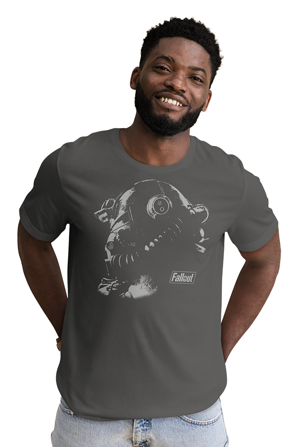 Alternative view of Fallout T-51 Helmet Tee