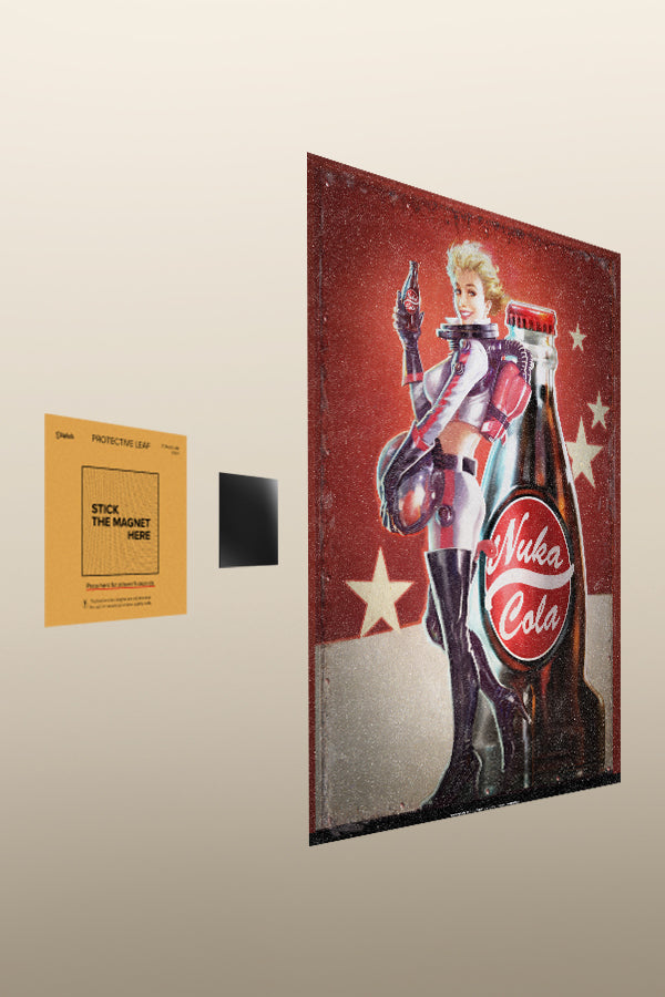 Fallout Nuka-Girl Metal Poster by Displate - Image 3