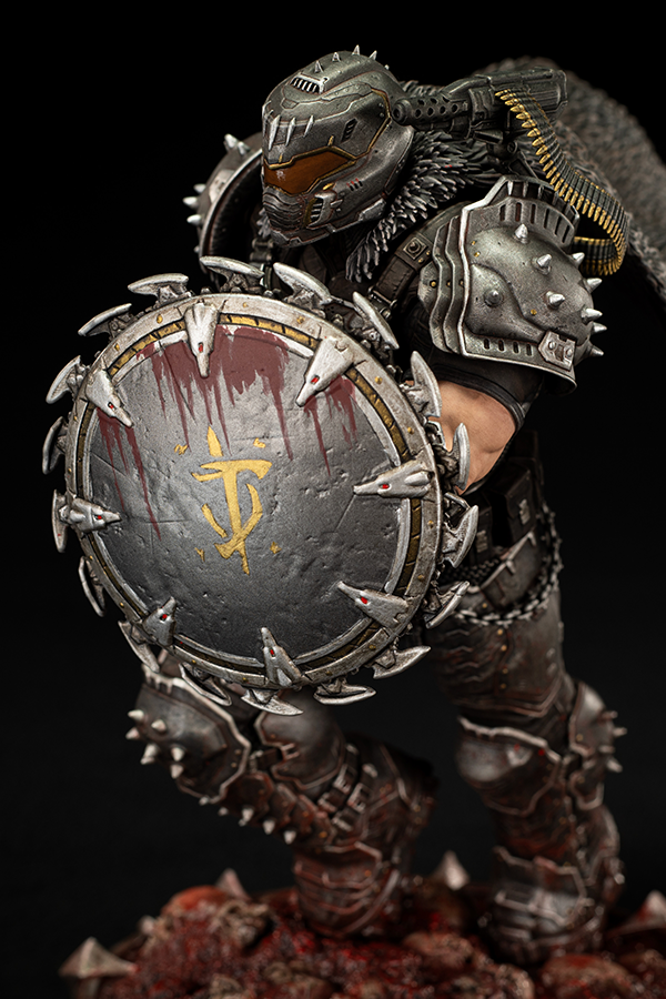 Alternative view of DOOM: The Dark Ages Doom Slayer PVC Statue (Void Skin)