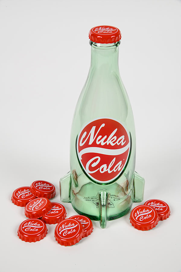 Fallout Nuka-Cola Glass Bottle & Caps - Image 2