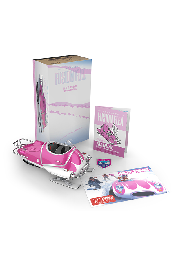 Alternative view of Fallout Hot Pink Snowtrack Flea Die-Cast Replica