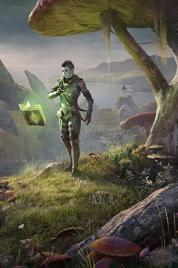 Alternative view of The Elder Scrolls Online Necrom Lithograph
