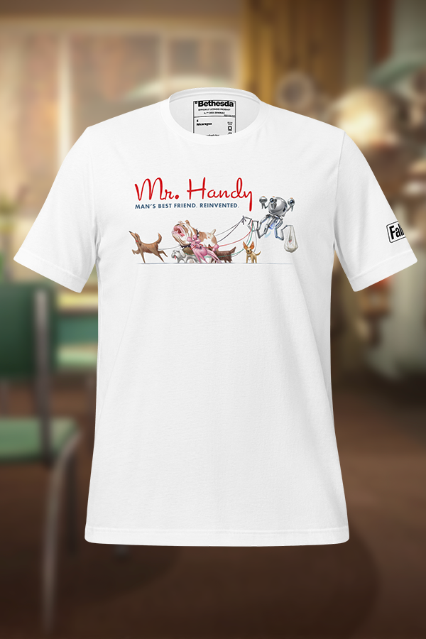 Alternative view of Fallout Meet Mr Handy Tee