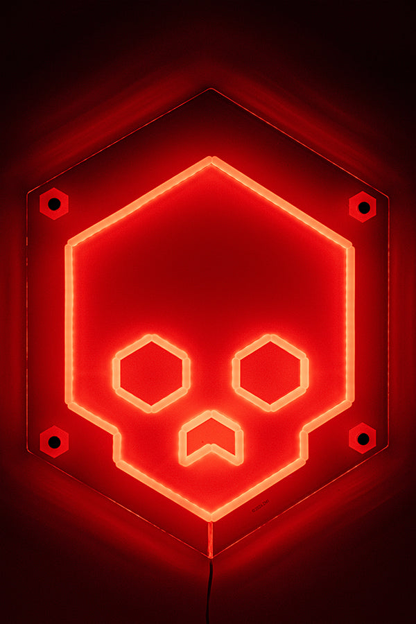 Alternative view of Starfield Crimson Fleet LED Wall Art