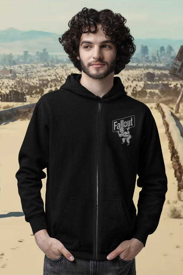 Alternative view of Fallout Series 1 Year In the Wasteland Hoodie
