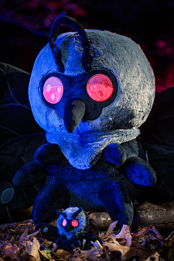 Alternative view of Fallout Chibi Mothman Cryptid Plush Keychain