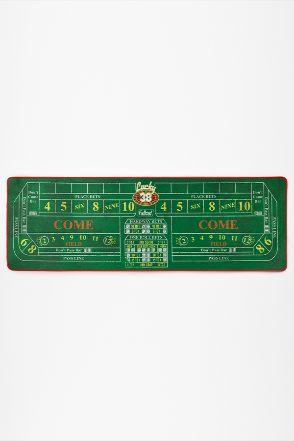 Alternative view of Fallout Lucky 38 Craps Table Oversized Mousepad