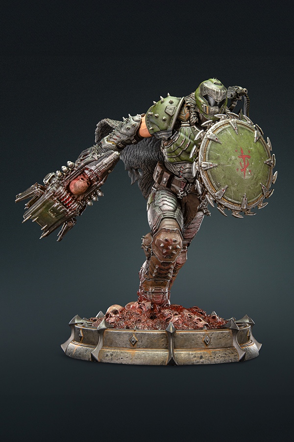 Alternative view of DOOM: The Dark Ages Doom Slayer PVC Statue